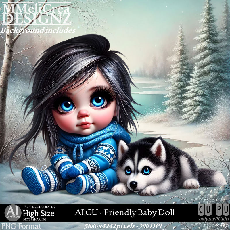 (image for) AI - CU Friendly Baby Doll (CU4PU/PNG)